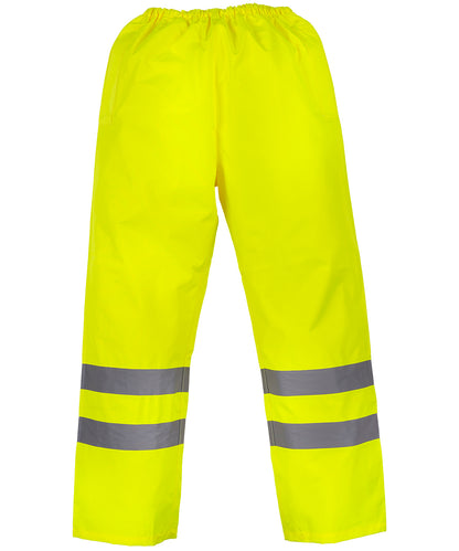 YOKO Hi-vis Waterproof Overtrousers (HVS461) - YK070