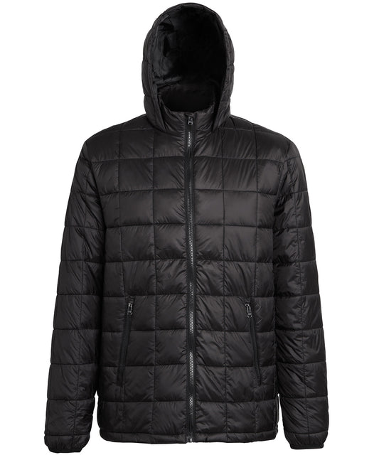 Box Quilt Hooded Jacket - TS025