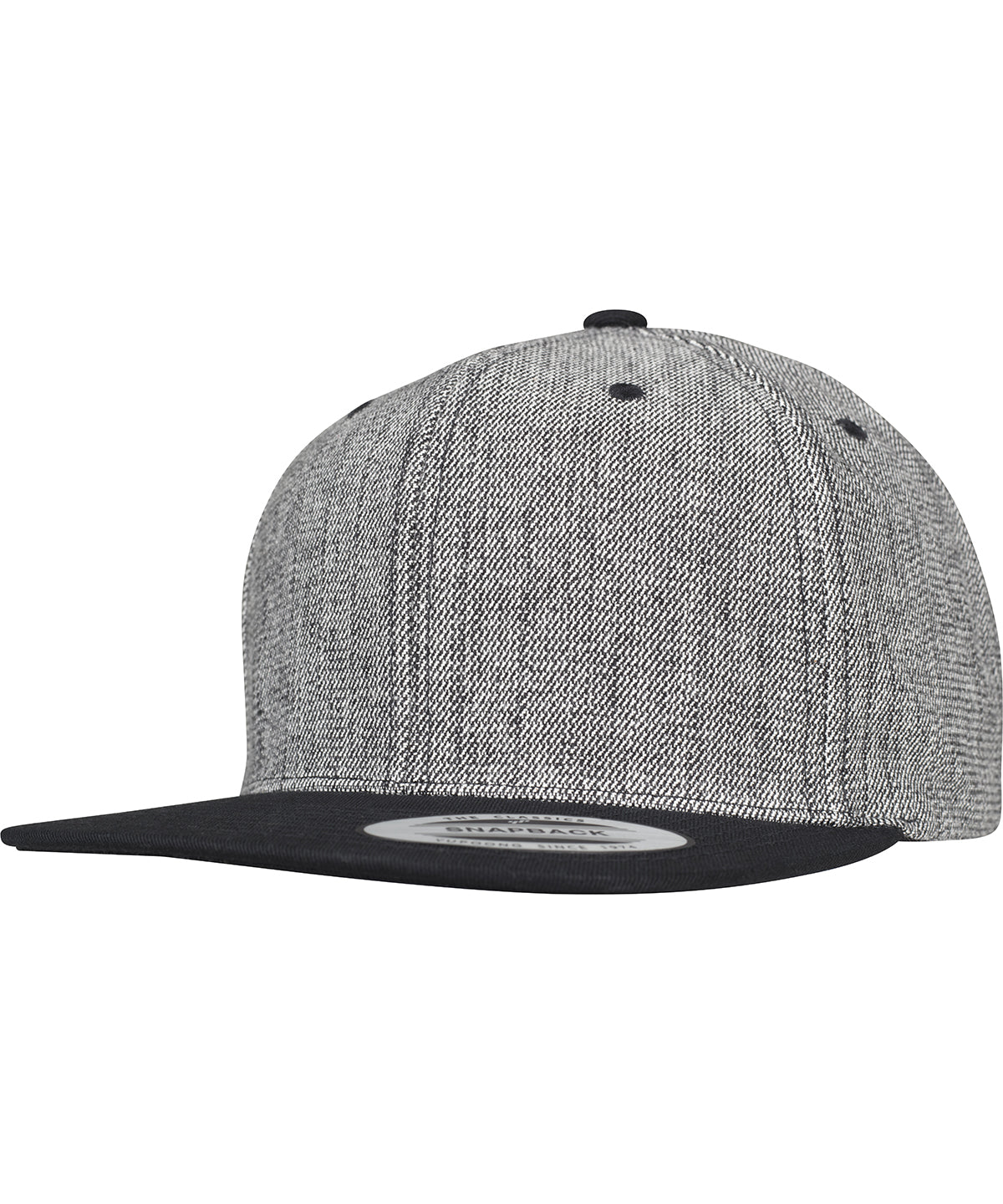 Melange Solid Snapback (6089MS) - YP085