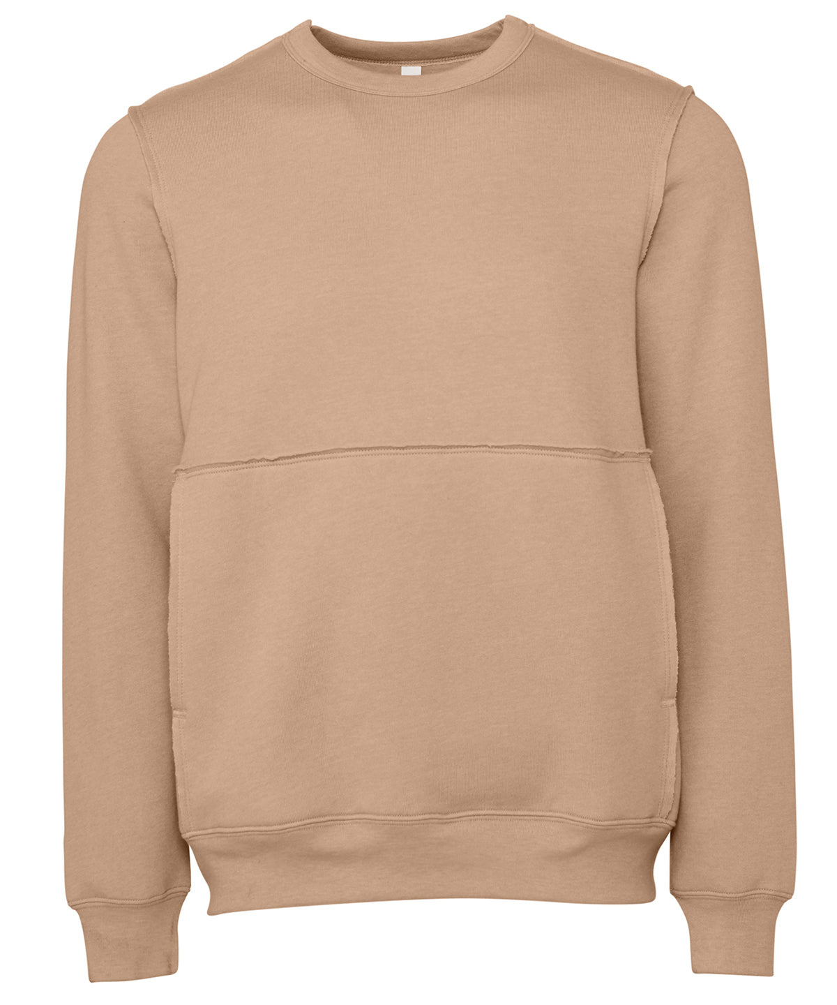 Unisex Raw-Seam Crew Pullover - BE133