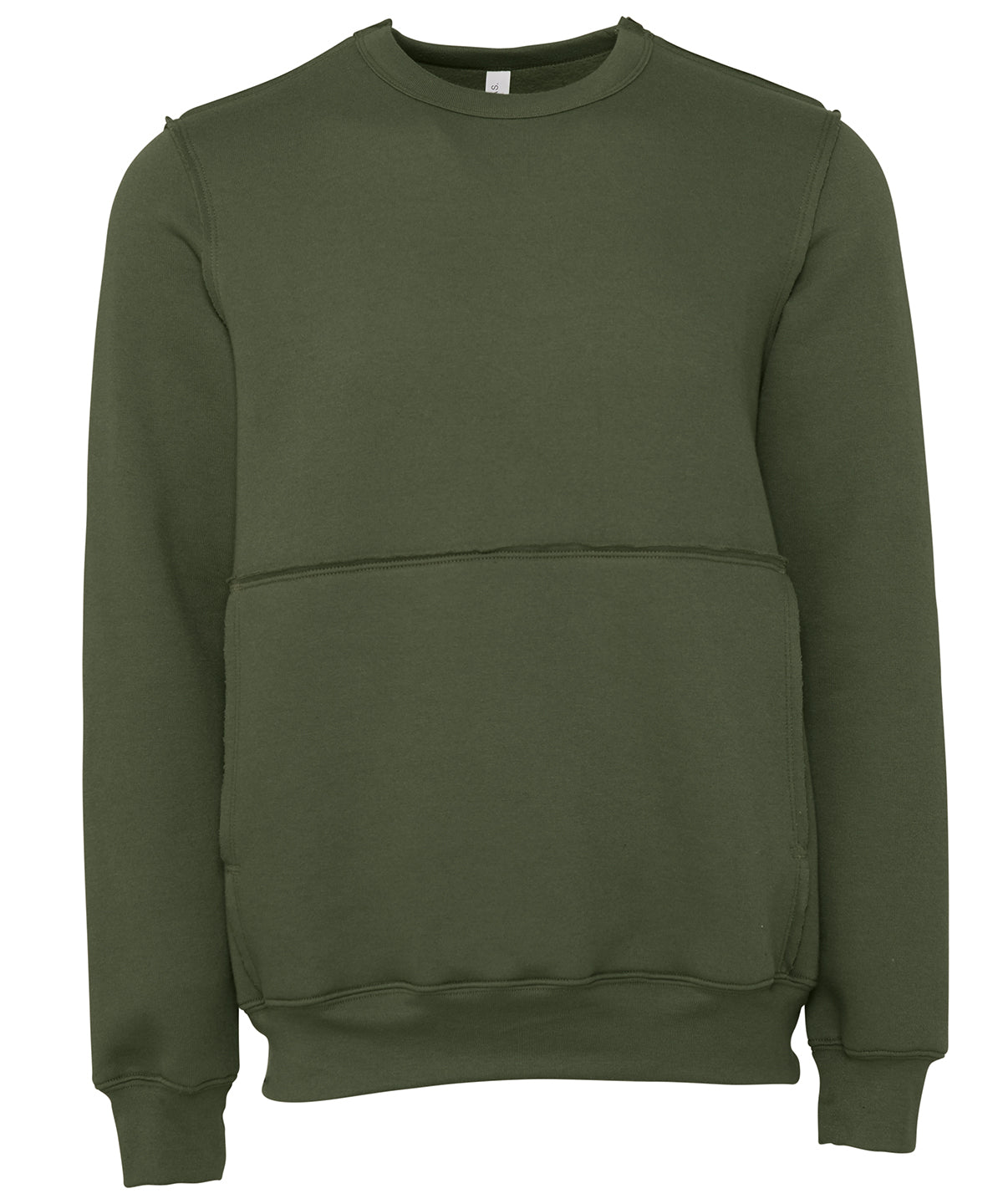 Unisex Raw-Seam Crew Pullover - BE133