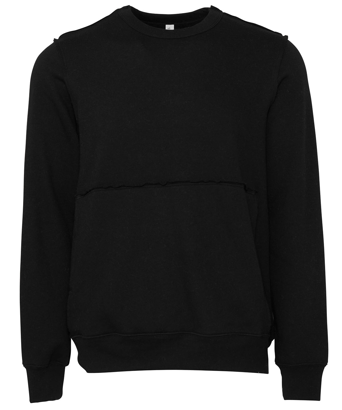 Unisex Raw-Seam Crew Pullover - BE133
