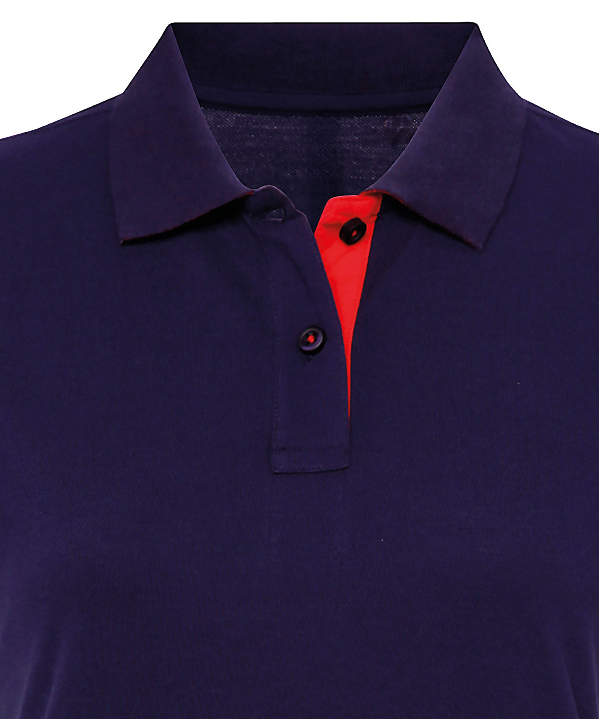Women's Contrast Polo - AQ022