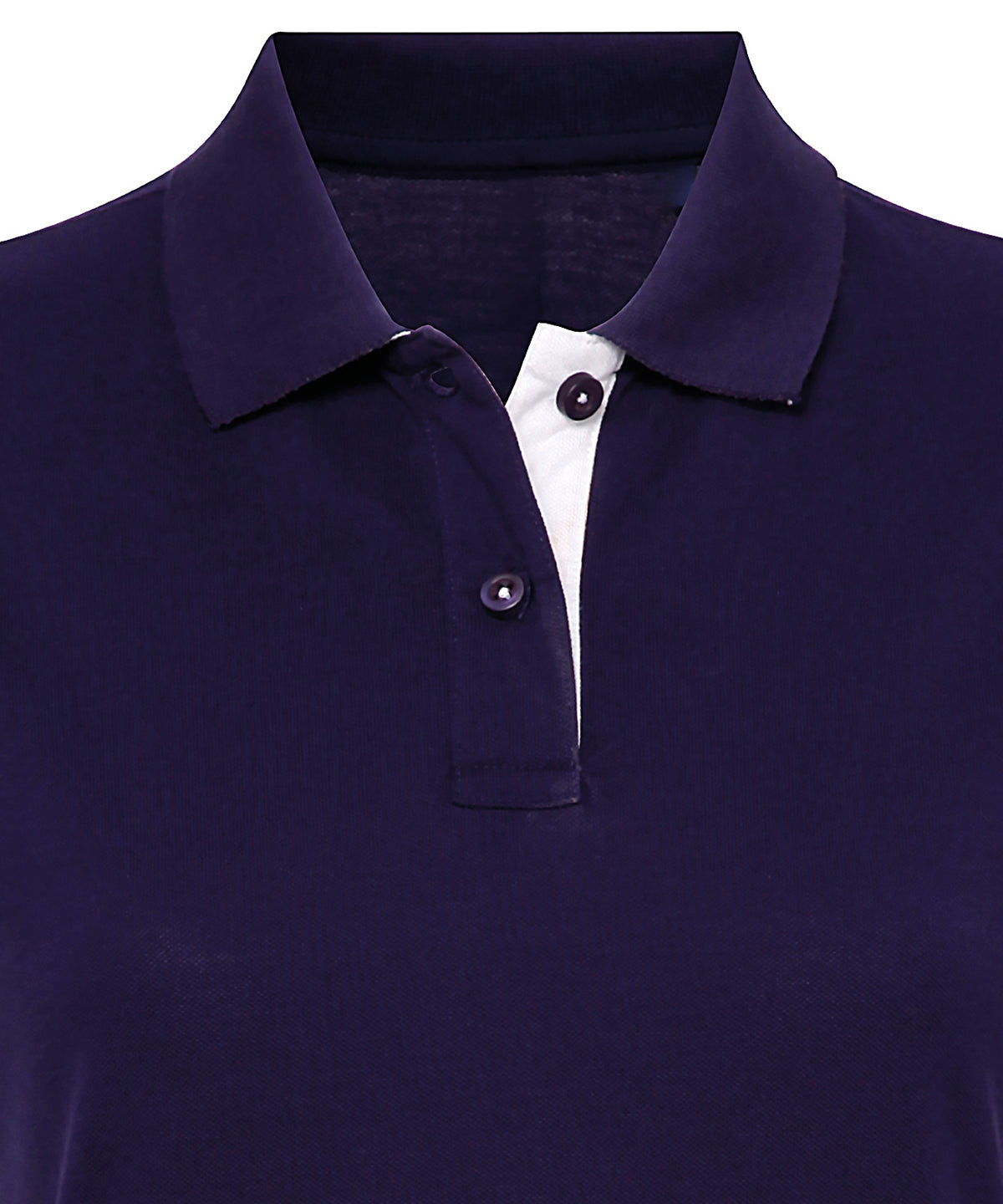 Women's Contrast Polo - AQ022