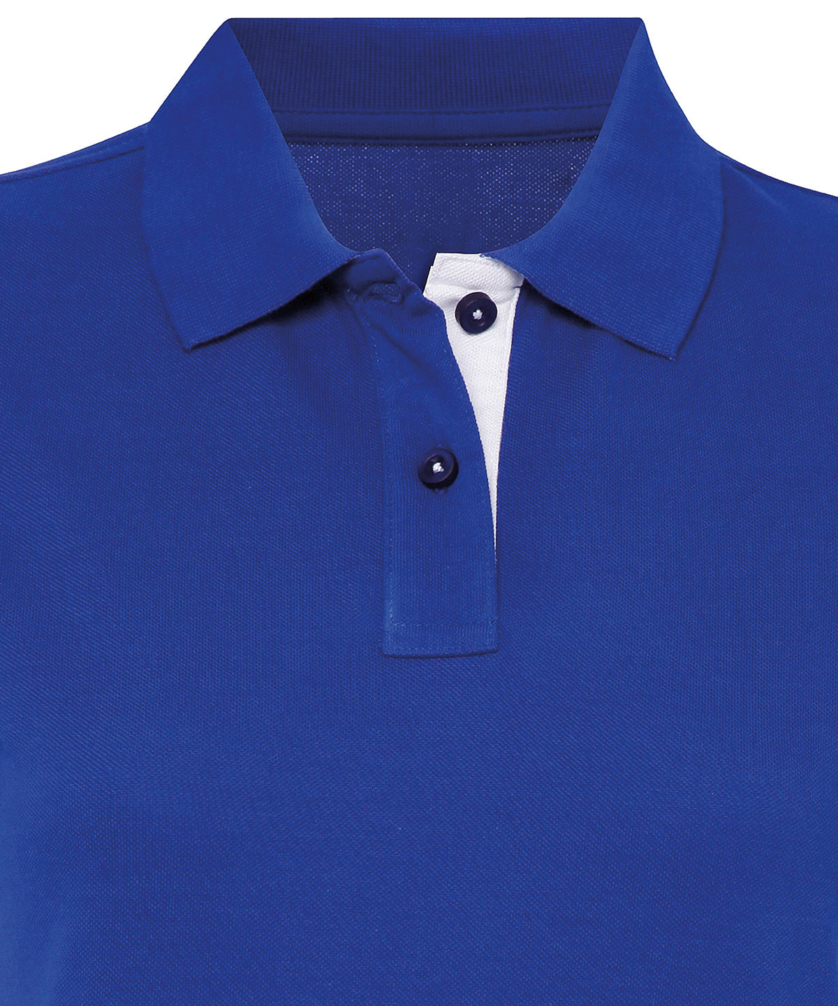 Women's Contrast Polo - AQ022
