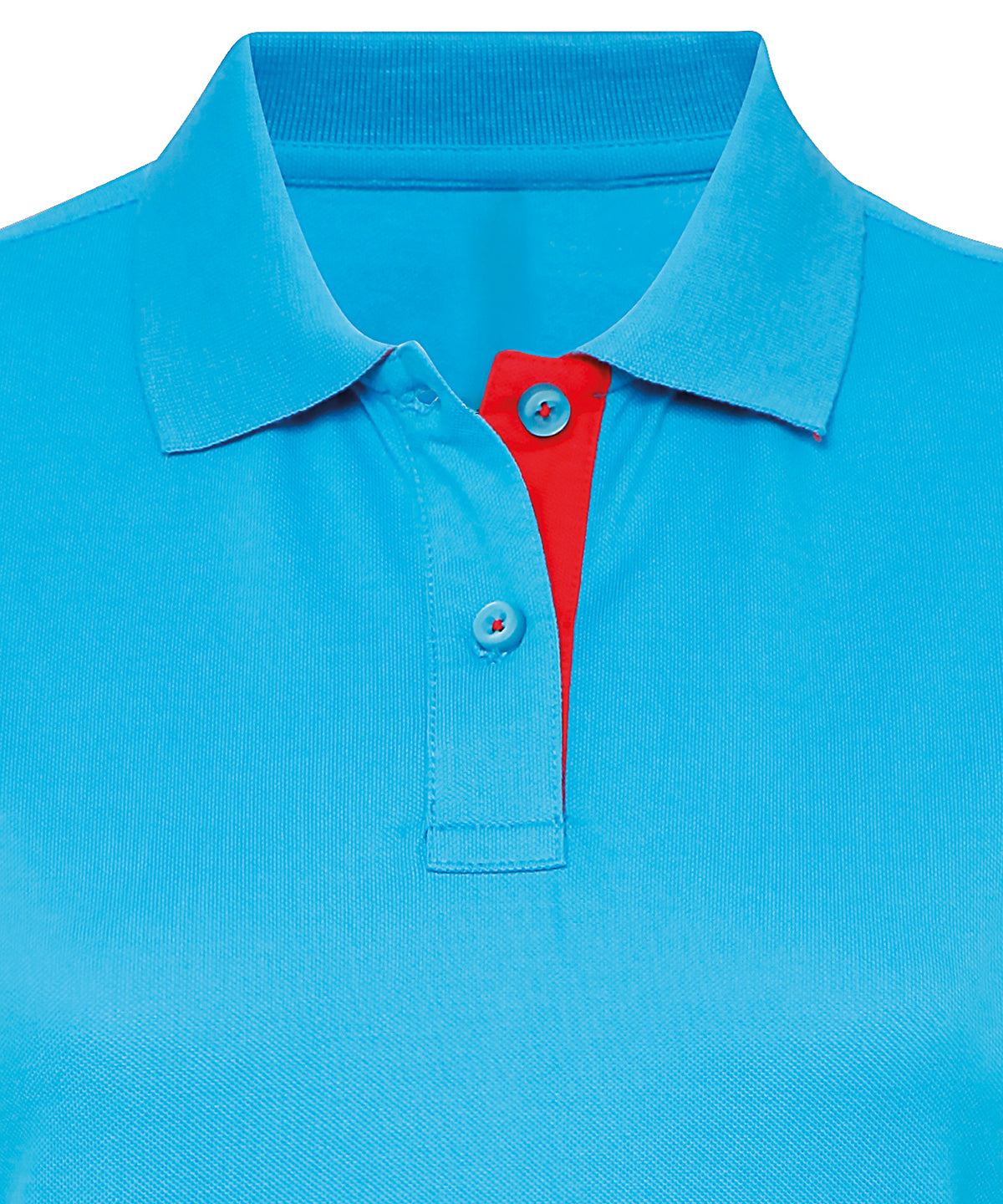 Women's Contrast Polo - AQ022