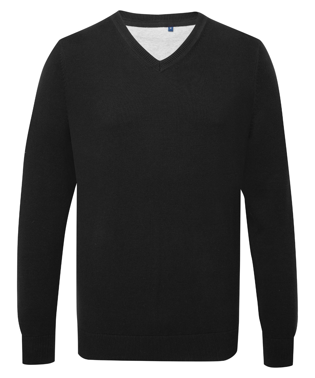 Men's Cotton Blend V-Neck Sweater - AQ042