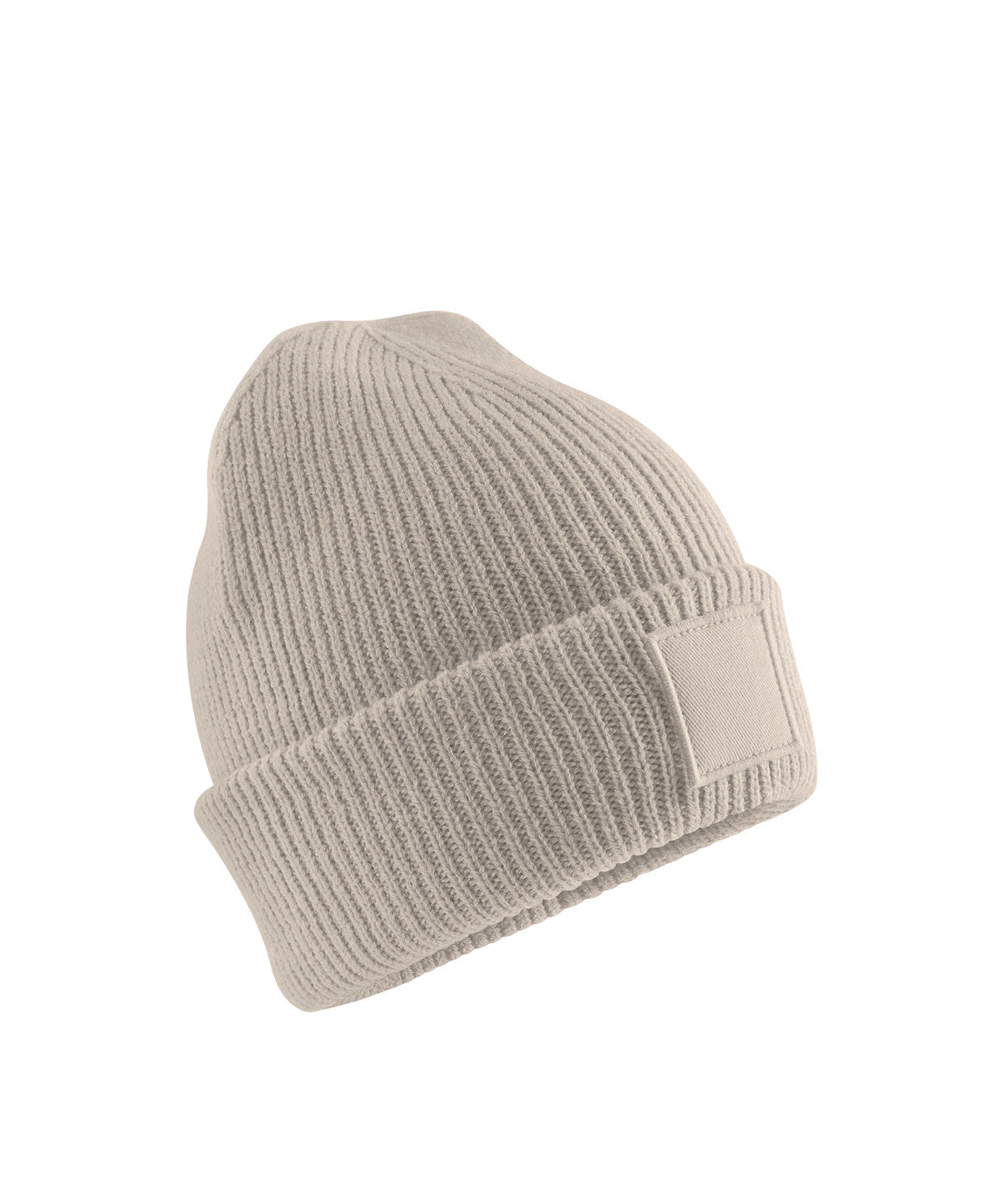 Kids Deep Cuffed Tonal Patch Beanie - B336B