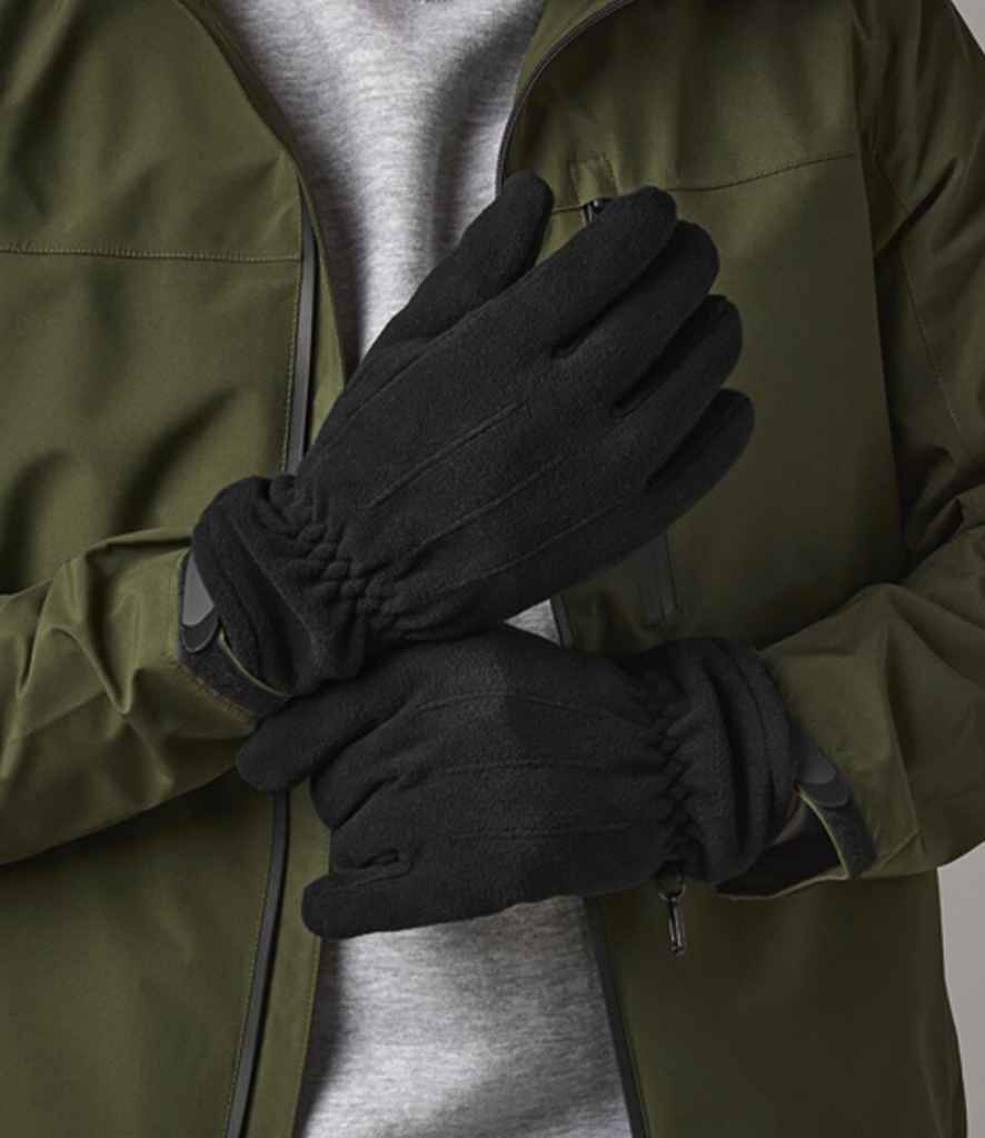 Beechfield Suprafleece Thinsulate Gloves BB295 in Black – model