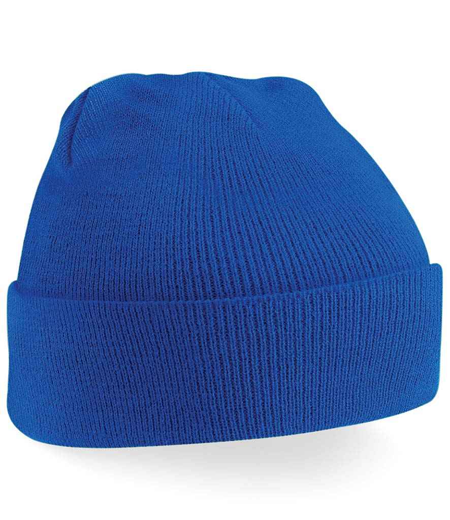 Beechfield Kids Original Cuffed Beanie BB45B in Bright Royal – front