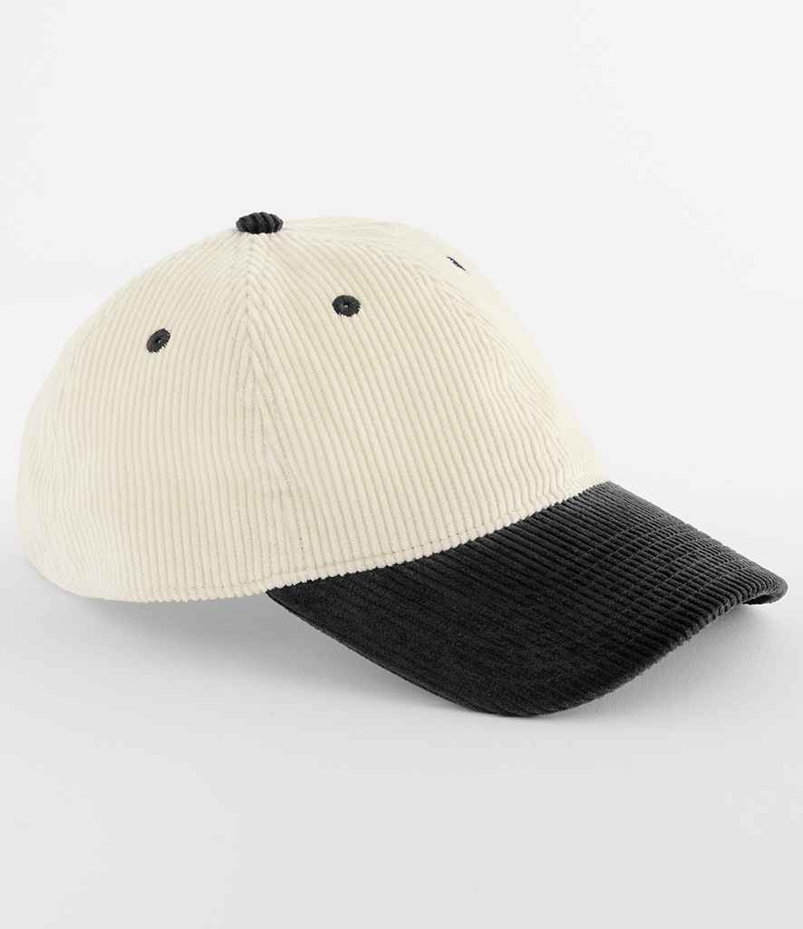 Beechfield Contrast Peak Corduroy Cap - BB690