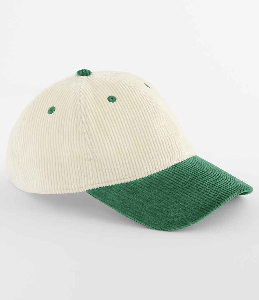 Beechfield Contrast Peak Corduroy Cap - BB690