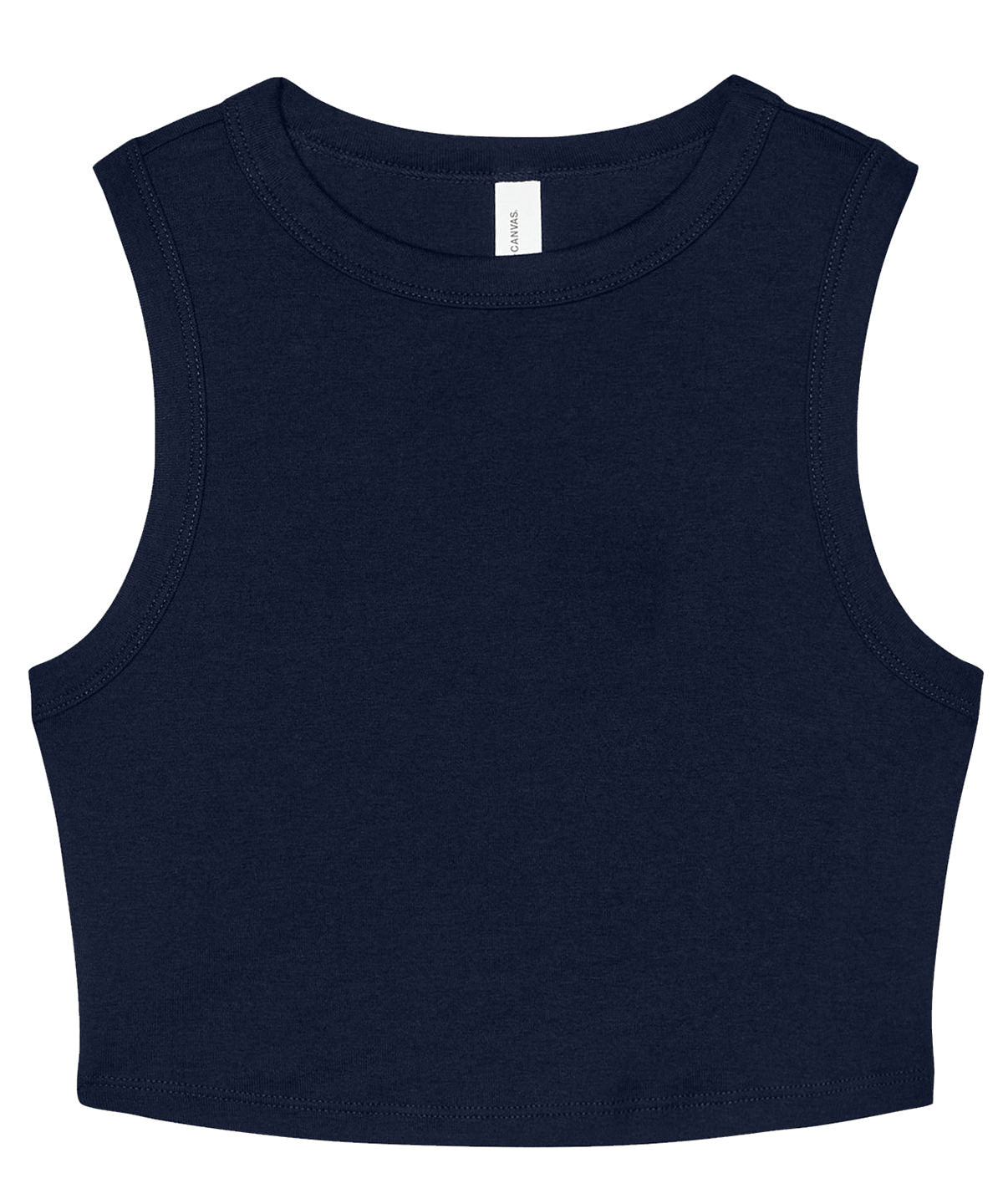 Women’s Micro Rib Muscle Crop Tank - BE140