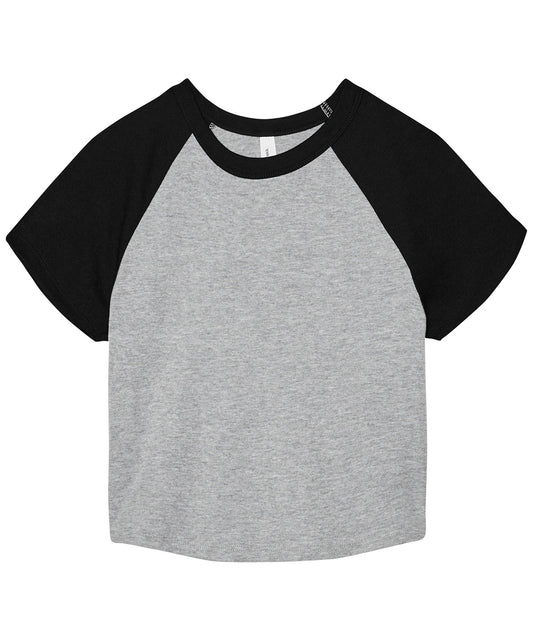 Bella+Canvas Women’s Micro Rib Raglan Baby T-Shirt - BE143