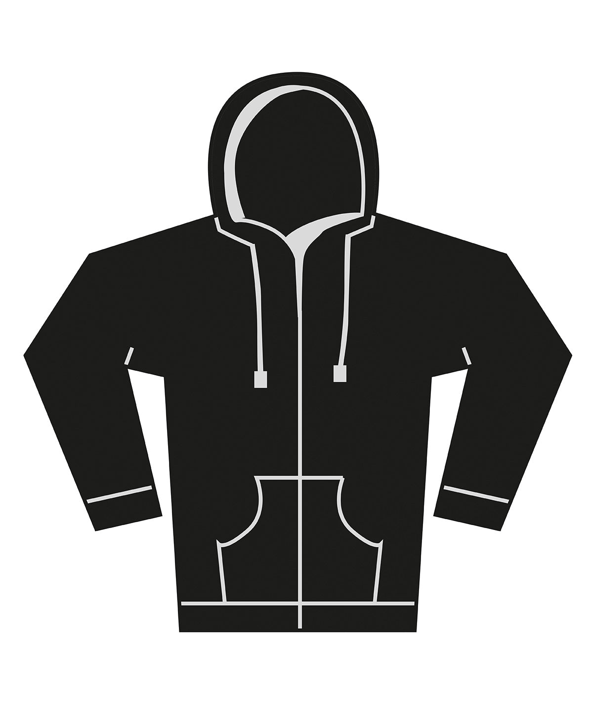 Unisex Heavy Full-Zip Hoodie - BE157
