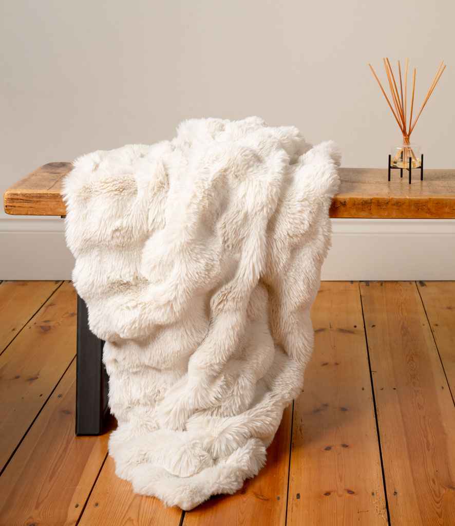 Brand Lab Faux Fur Blanket - BH006