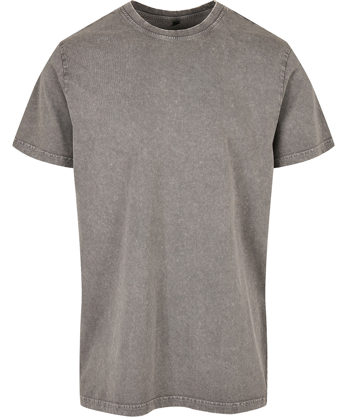 Acid Washed Round Neck Tee - BY190