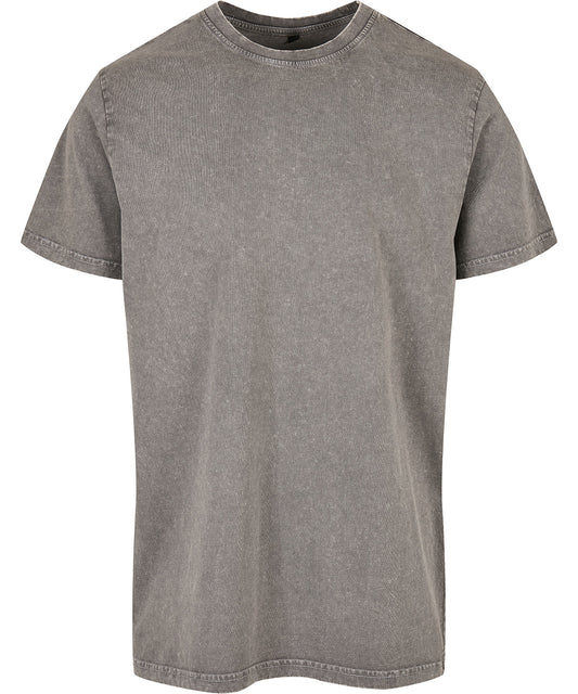 Acid Washed Round Neck Tee - BY190