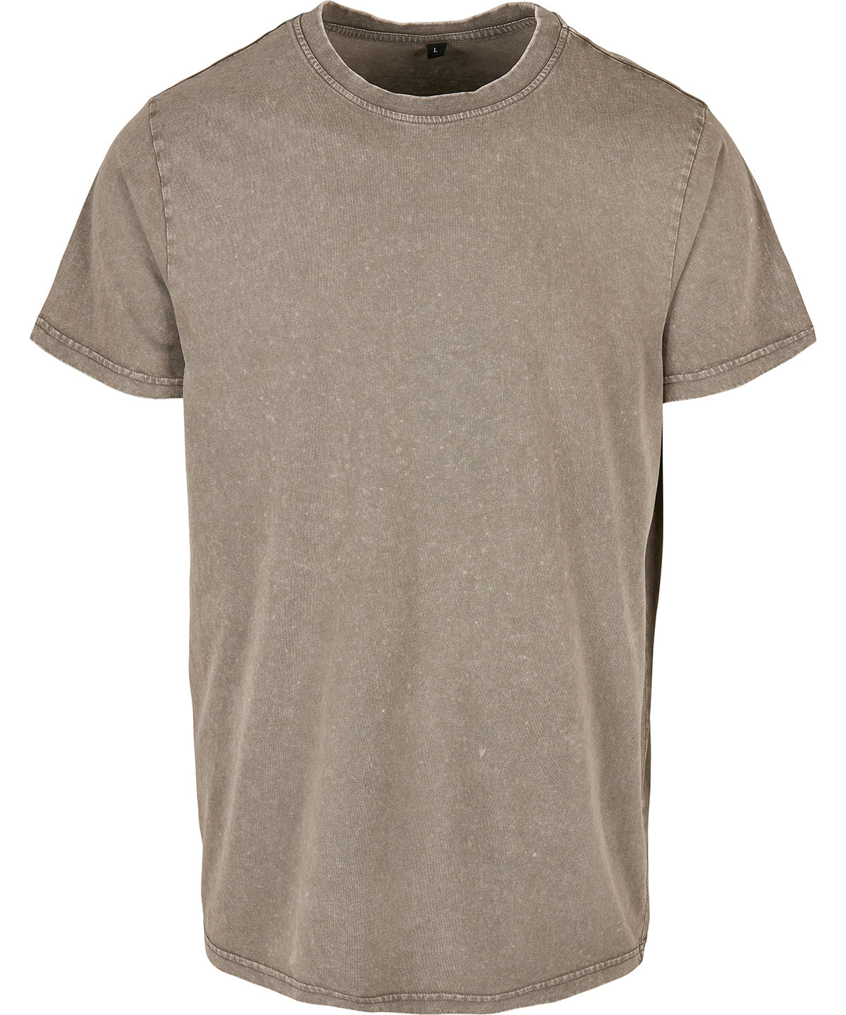 Acid Washed Round Neck Tee - BY190