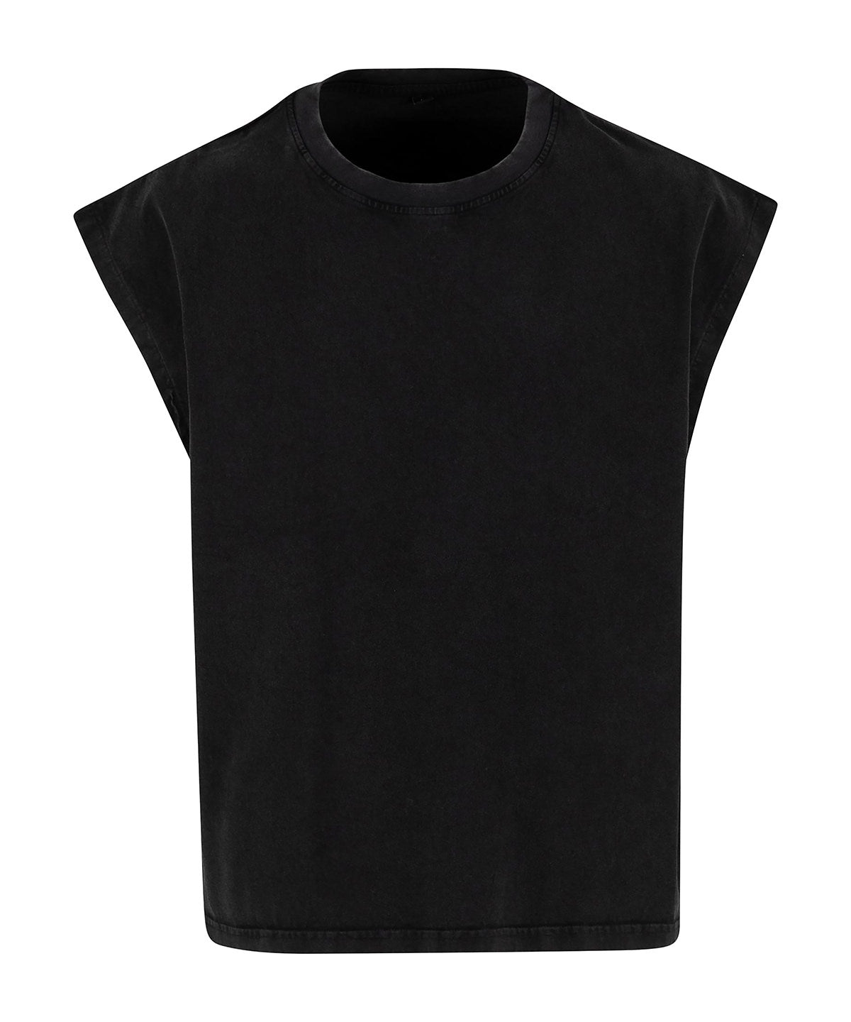 Vintage Cropped Heavy Sleeveless Tee - BY436