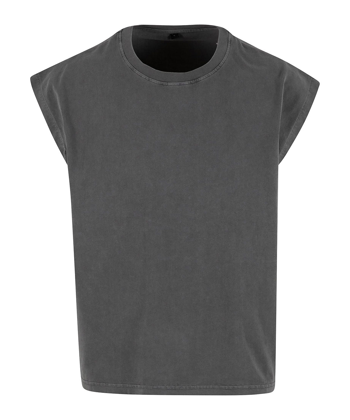 Vintage Cropped Heavy Sleeveless Tee - BY436