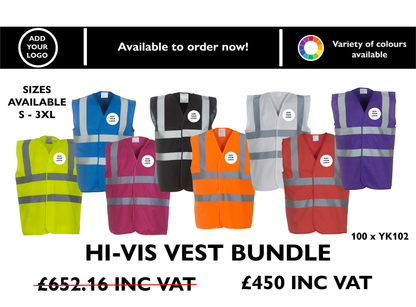 100 x YK102 - Yoko Hi-Vis Bundle