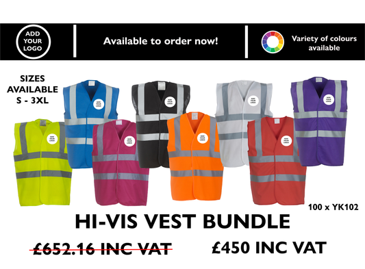 100 x YK102 - Yoko Hi-Vis Bundle