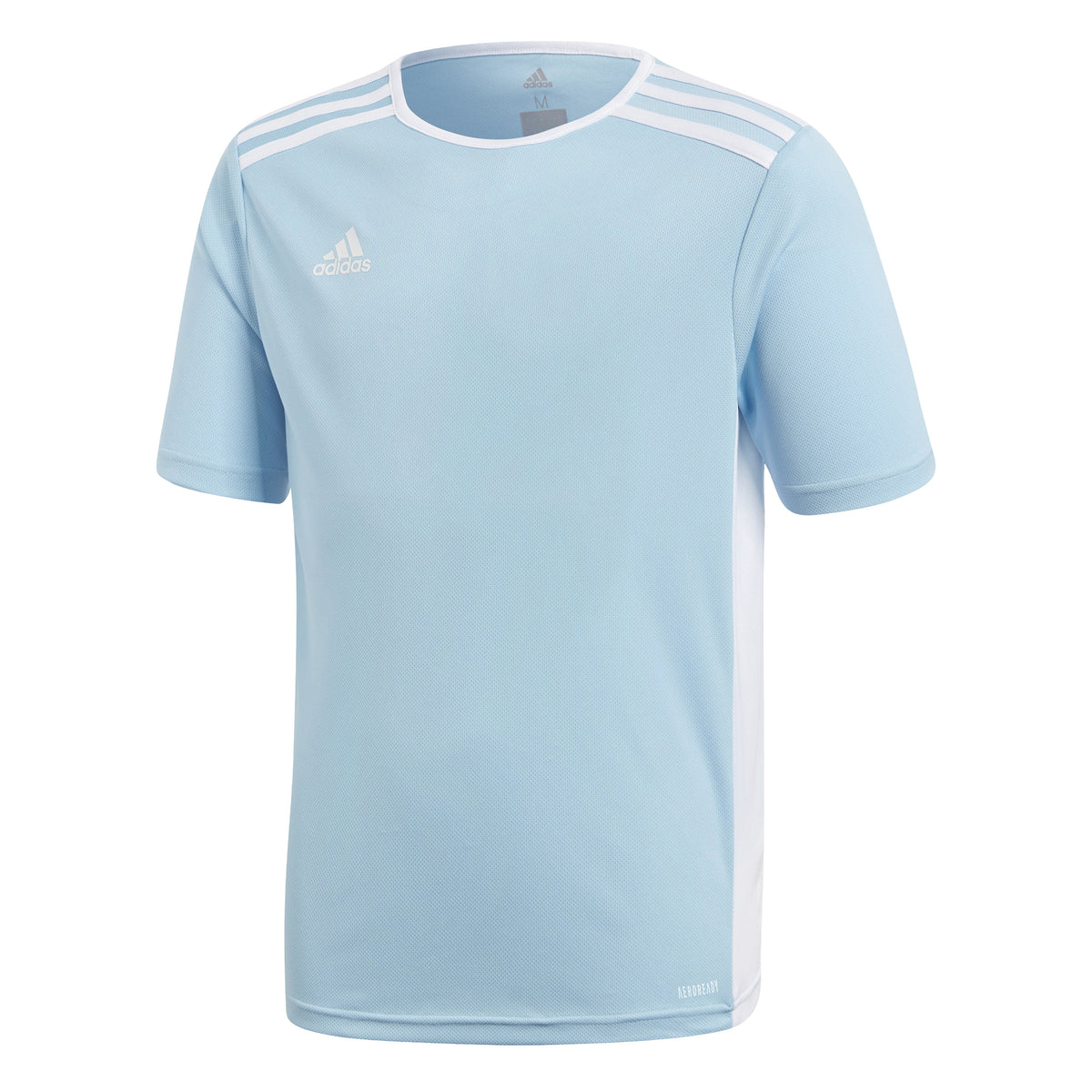Adidas Junior Entrada 18 SS Jersey Clear Blue/White