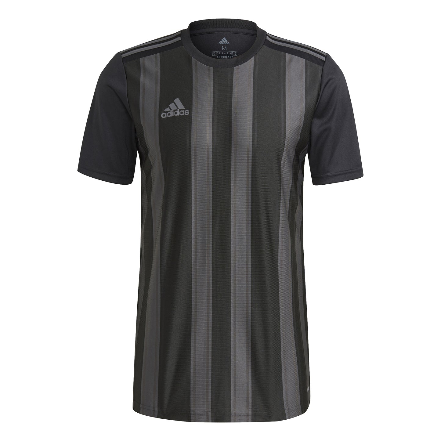 Adidas Striped 21 SS Jersey Black/Team Dark Grey