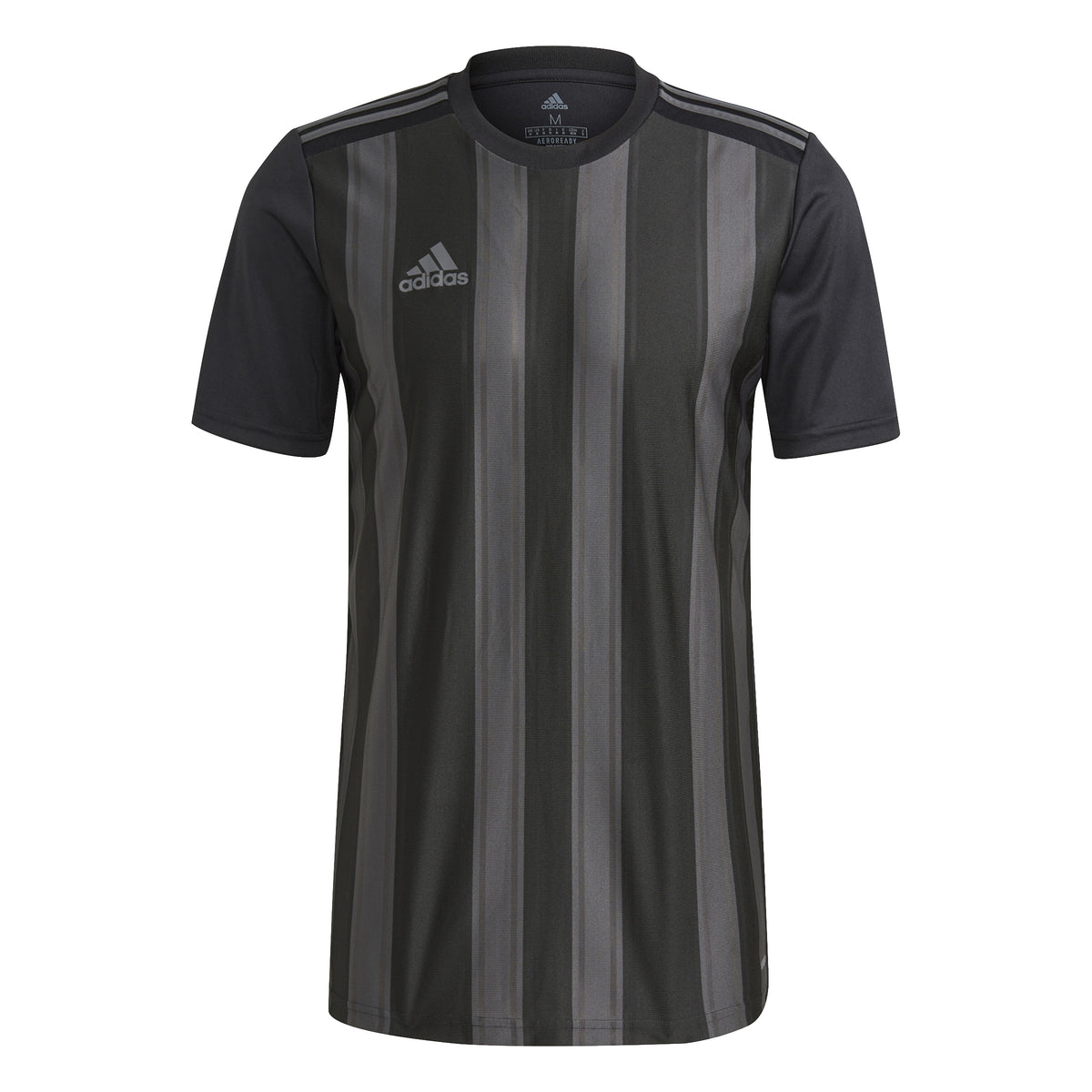 Adidas Striped 21 SS Jersey Black/Team Dark Grey