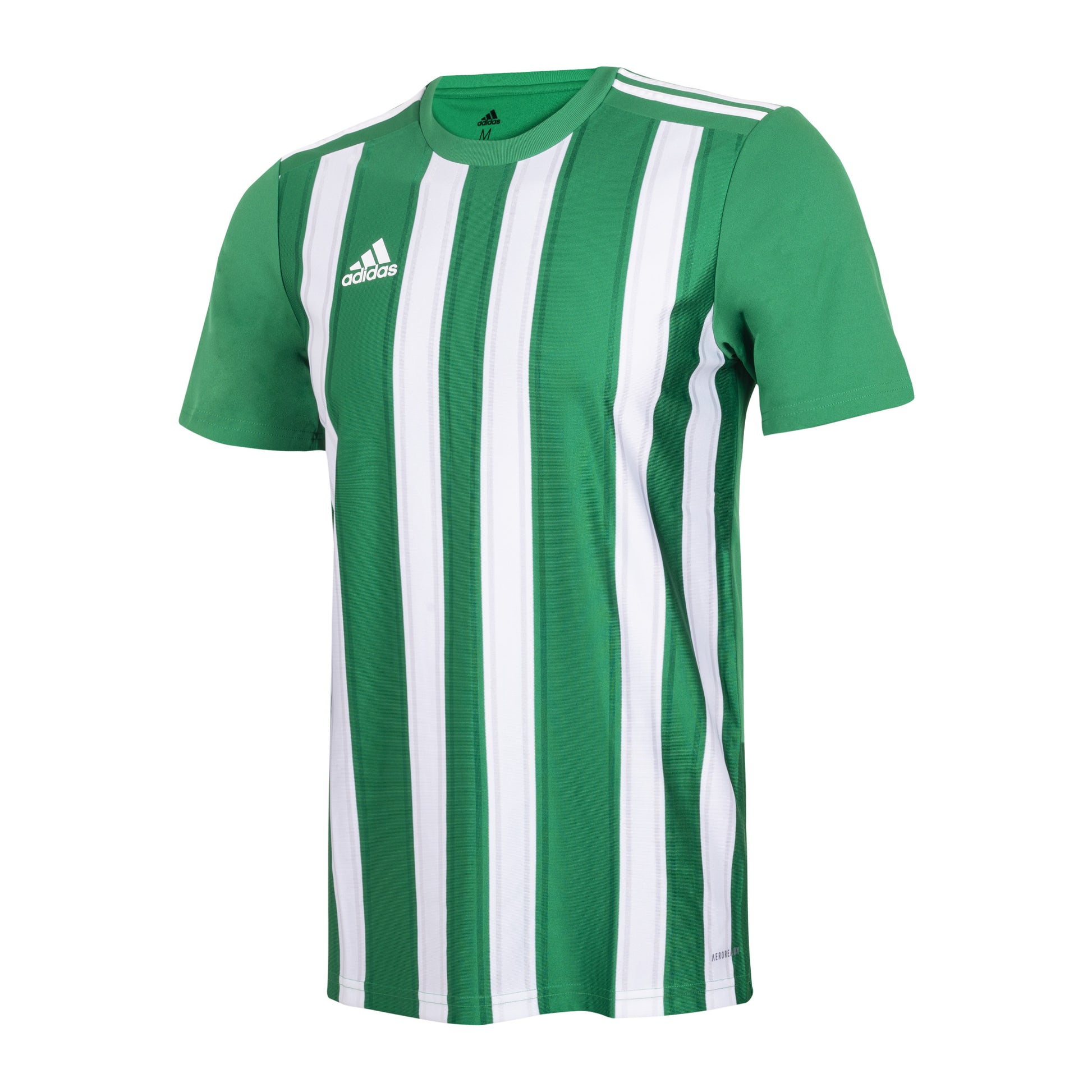 Adidas Striped 21 SS Jersey Team Green/White