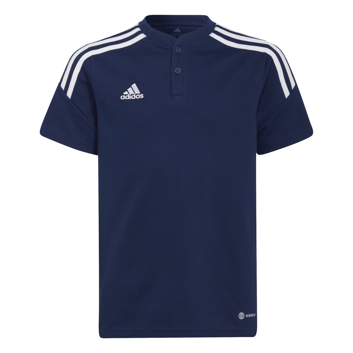 Adidas Junior Condivo 22 Polo Shirt Team Navy Blue/White
