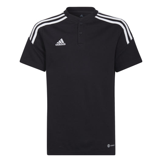 Adidas Junior Condivo 22 Polo Shirt Black/White