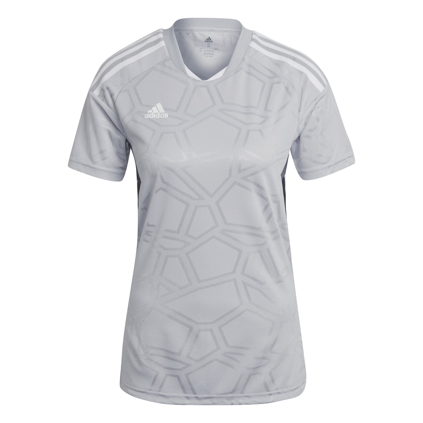 Adidas Condivo 22 Womens SS Matchday Shirt Team Light Grey/White