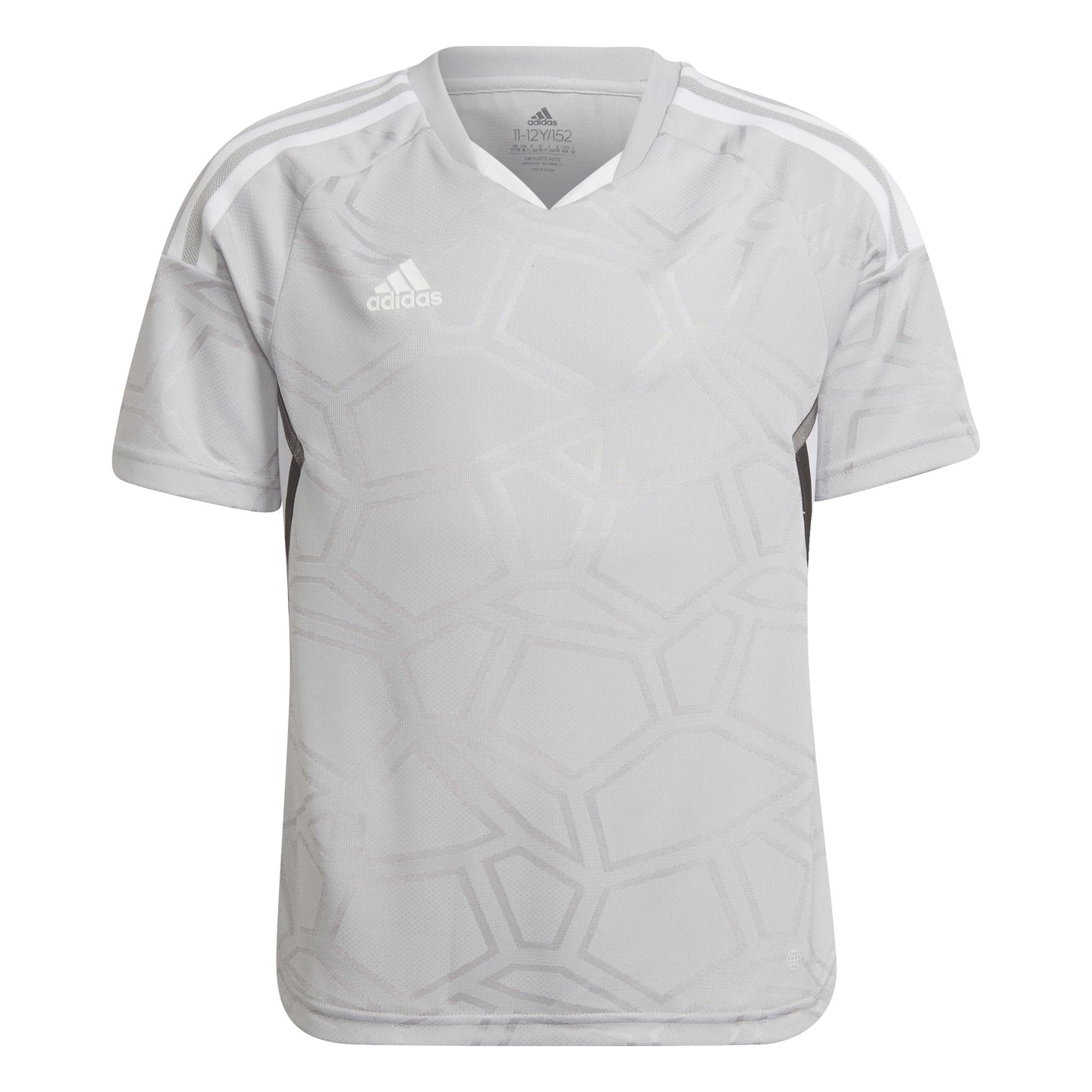 Adidas Junior Condivo 22 SS Matchday Shirt Team Light Grey/White