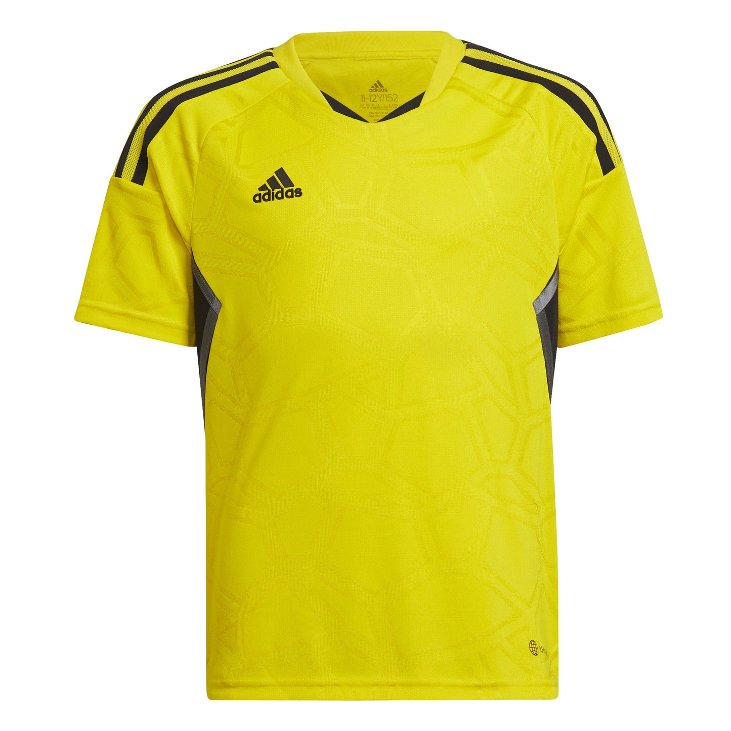 Adidas Junior Condivo 22 SS Matchday Shirt Team Yellow/Black