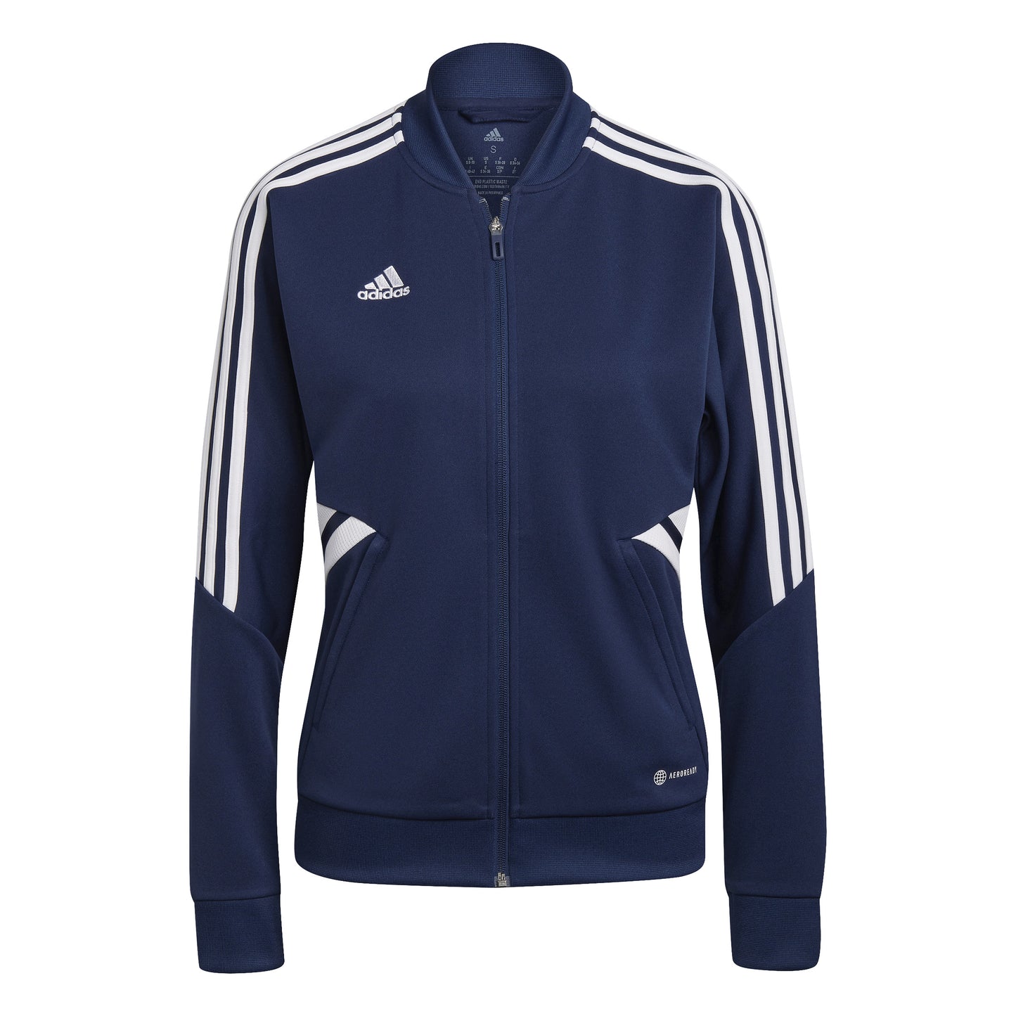 Adidas Condivo 22 Womens Track Jacket Team Navy Blue/White