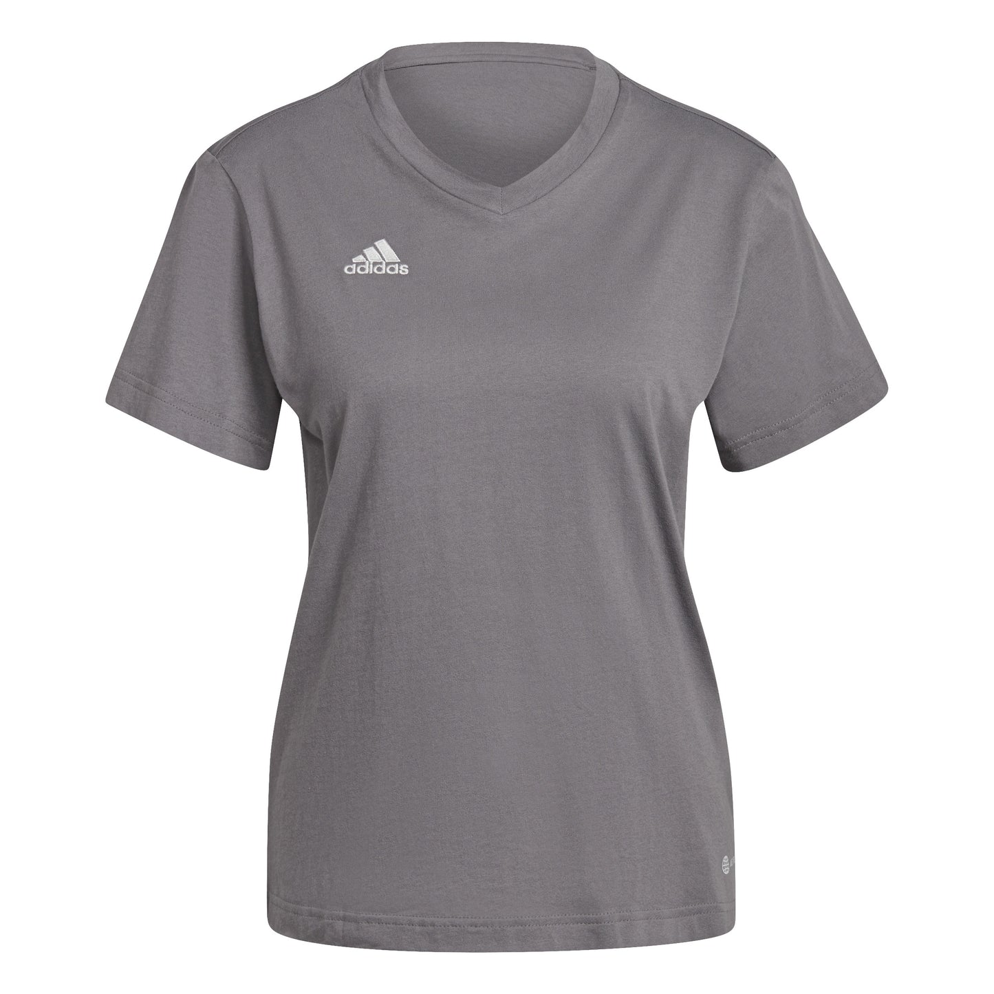 Adidas Entrada 22 Womens Tee Team Grey Four