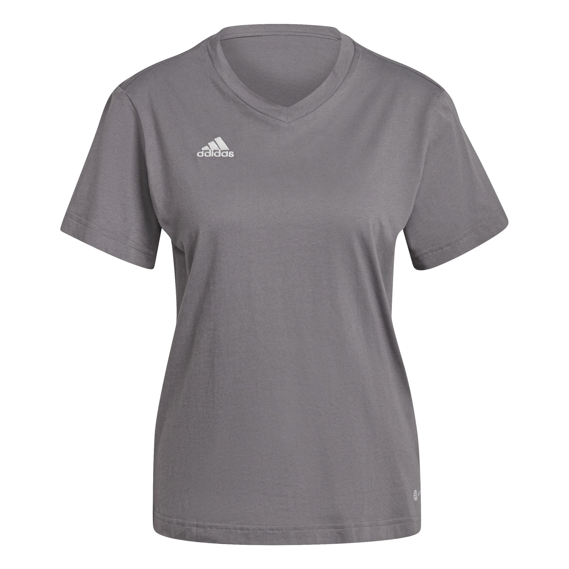 Adidas Entrada 22 Womens Tee Team Grey Four