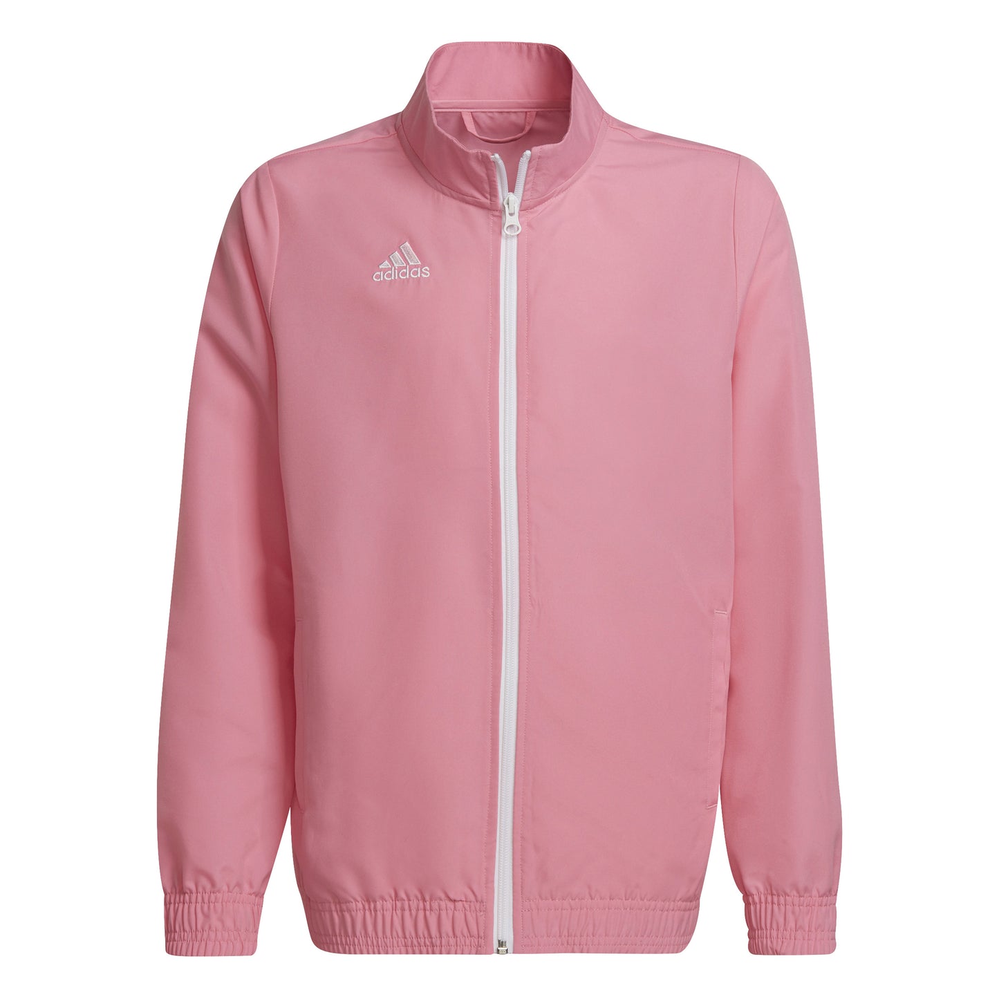 Adidas Junior Entrada 22 Presentation Jacket Semi Pink Glow