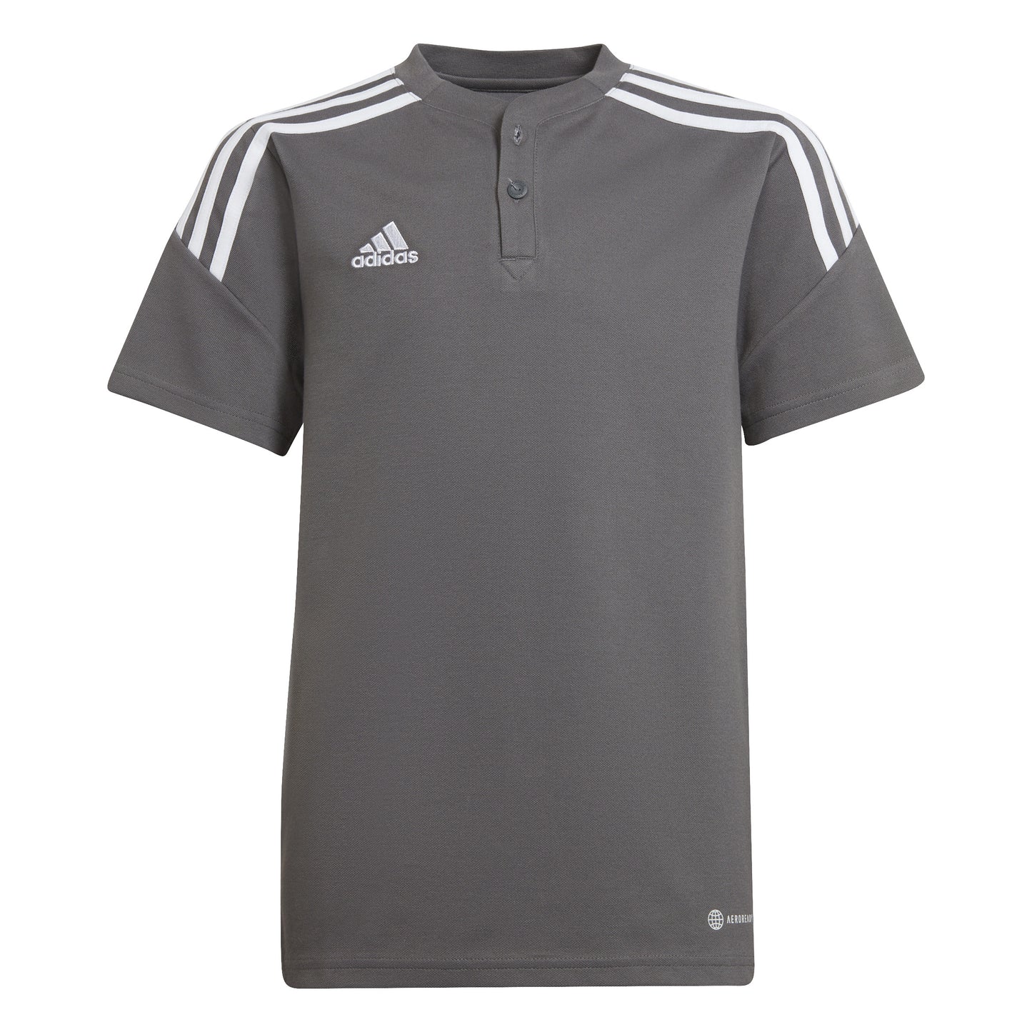Adidas Junior Condivo 22 Polo Shirt Team Grey Four