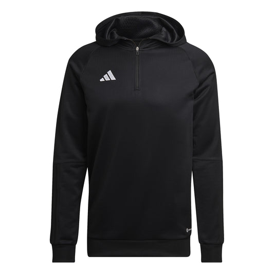 Adidas Tiro 23 Competition Hooded Track Jacket (1/4 Zip) Black