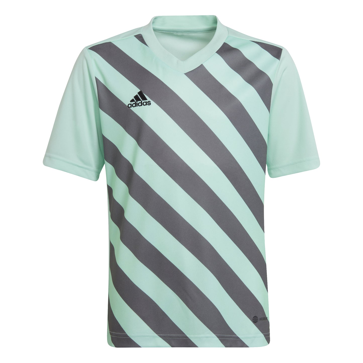 Adidas Junior Entrada 22 GFX SS Shirt Clear Mint/Team Grey Four