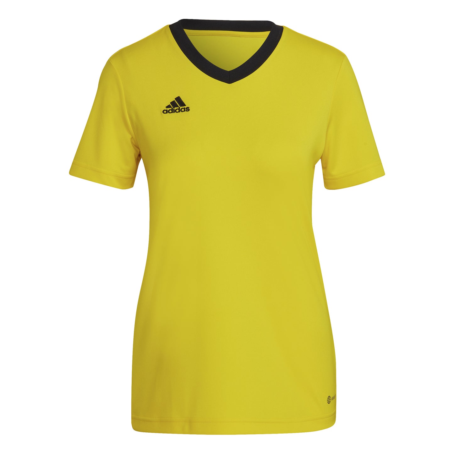Adidas Entrada 22 Womens SS Shirt Team Yellow/Black