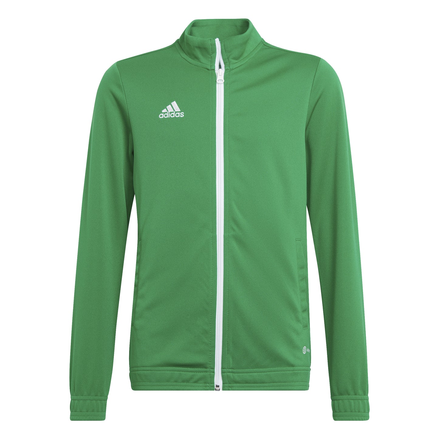 Adidas Junior Entrada 22 Track Jacket Team Green/White