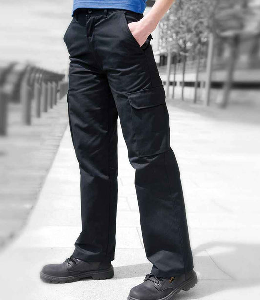 Warrior Ladies Cargo Trousers HL215 in Black – model