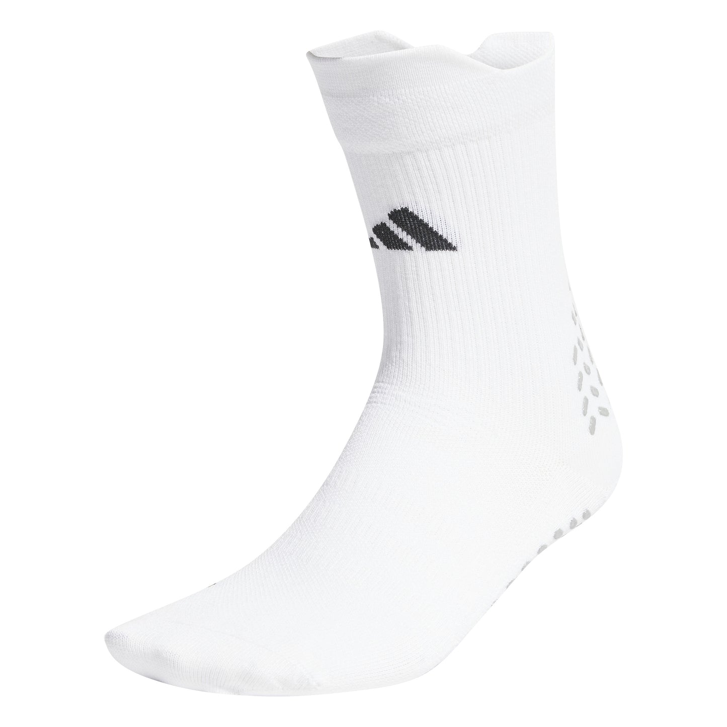 Adidas Football Grip Printed Light Crew Socks White/Black