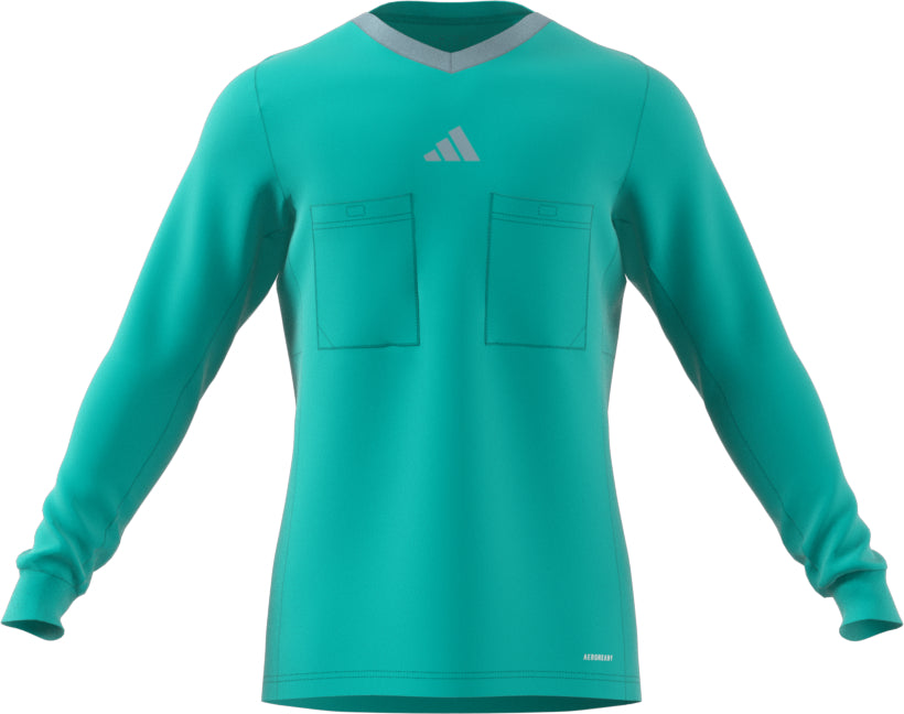 Adidas 3 Stripe Referee 22 LS Shirt Mint Rush