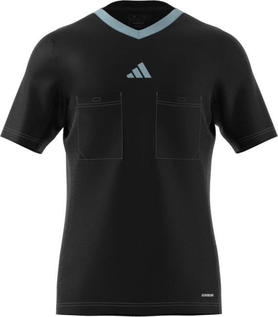 Adidas 3 Stripe Referee 22 SS Shirt Black