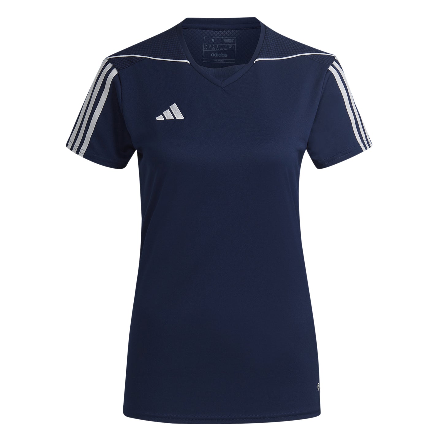 Adidas Tiro 23 Womens SS Shirt Team Navy Blue 2/White